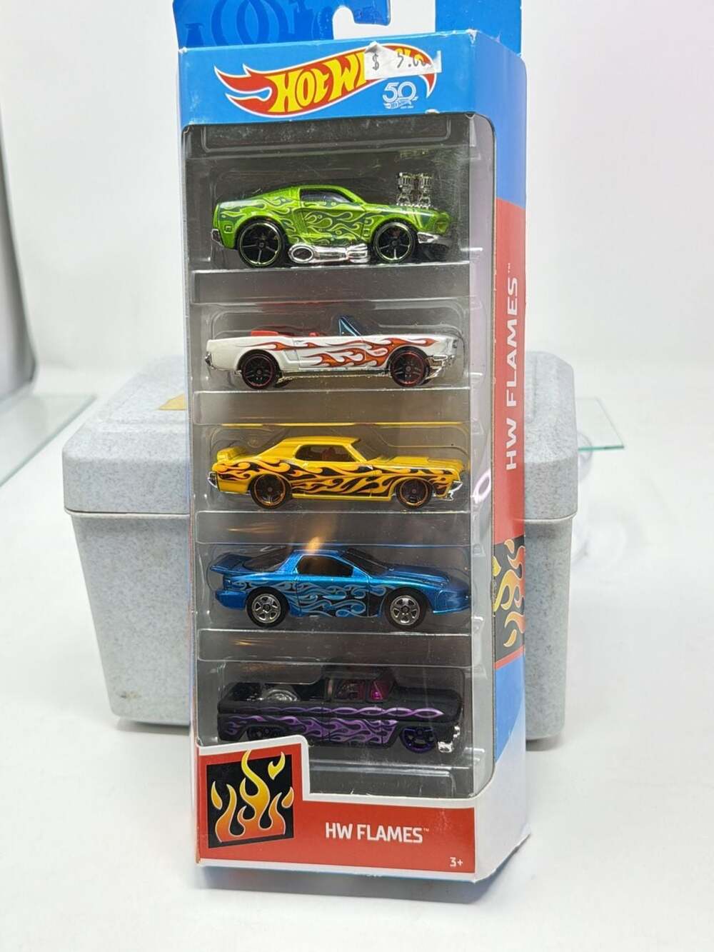 Hot Wheels HW Flames 5-Car Diecast Set